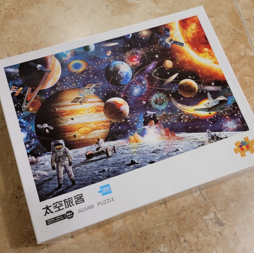 PRICE DROP! LIKE NEW! 1000 Piece Space Jigsaw Puzzle